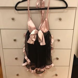 Victoria Secret Lingerie - Pink Satin Bow